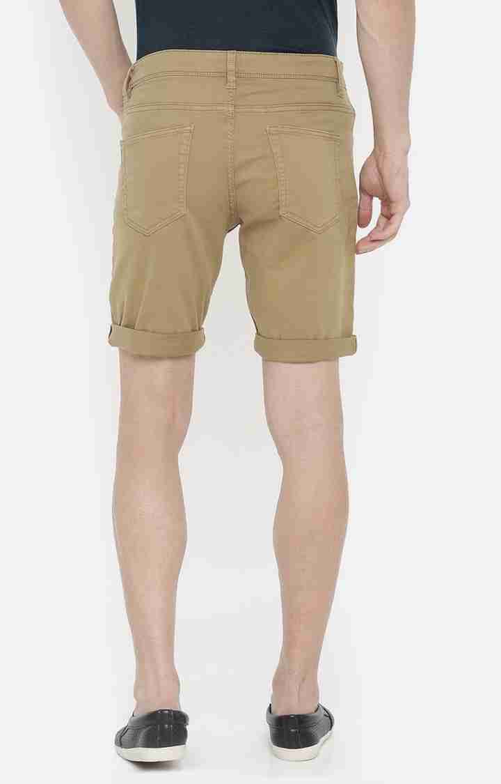 Khaki Regular Fit Shorts