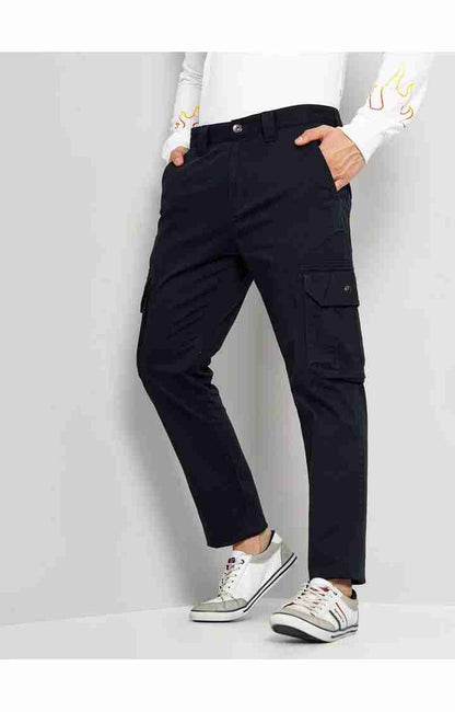 Black Regular Fit Trousers