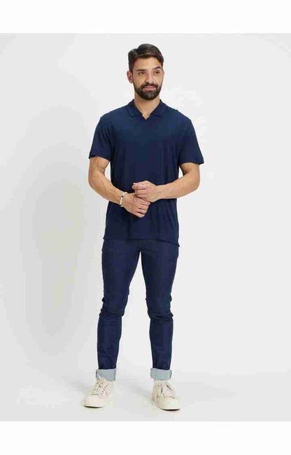 Navy Blue Skinny Fit Jeans