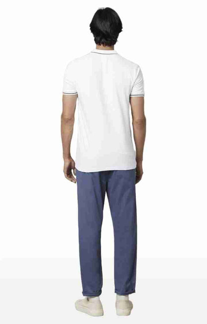 Blue Relaxed Fit Trousers