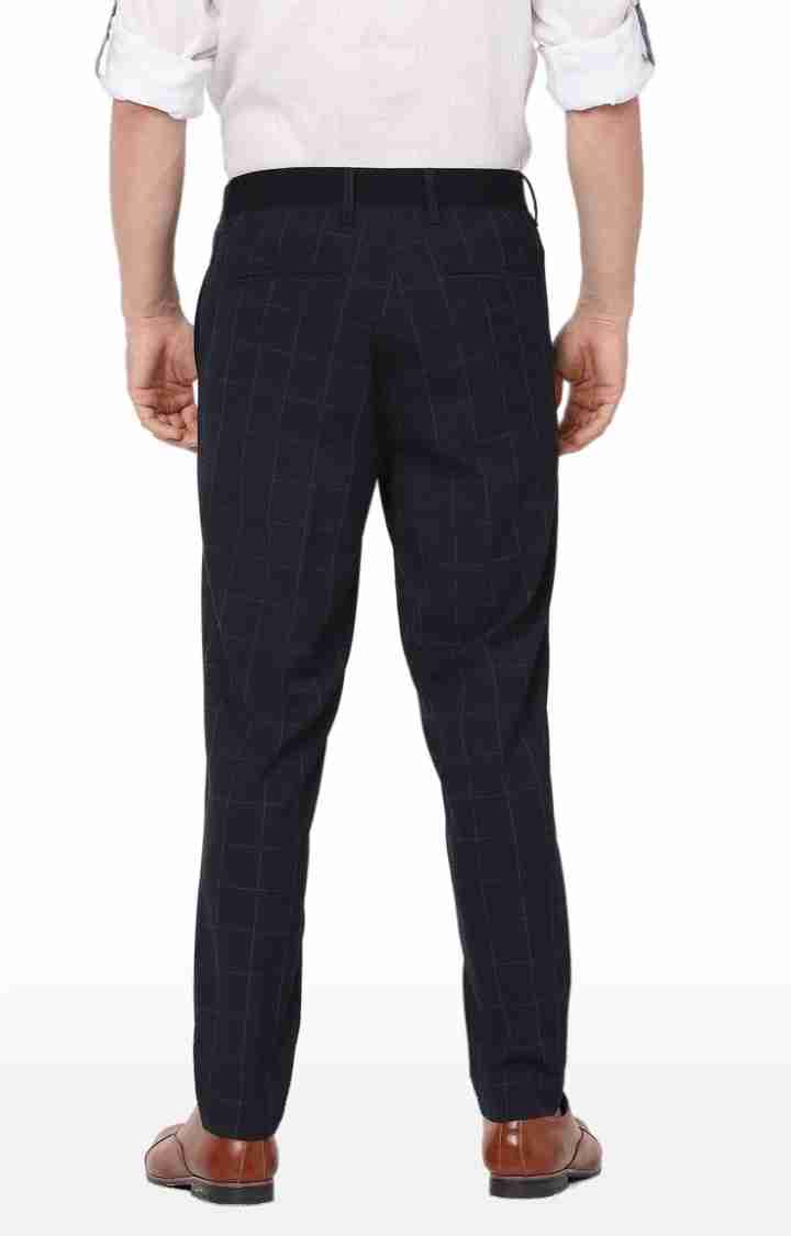 Blue Regular Fit Trousers