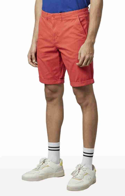 Red Regular Fit Shorts