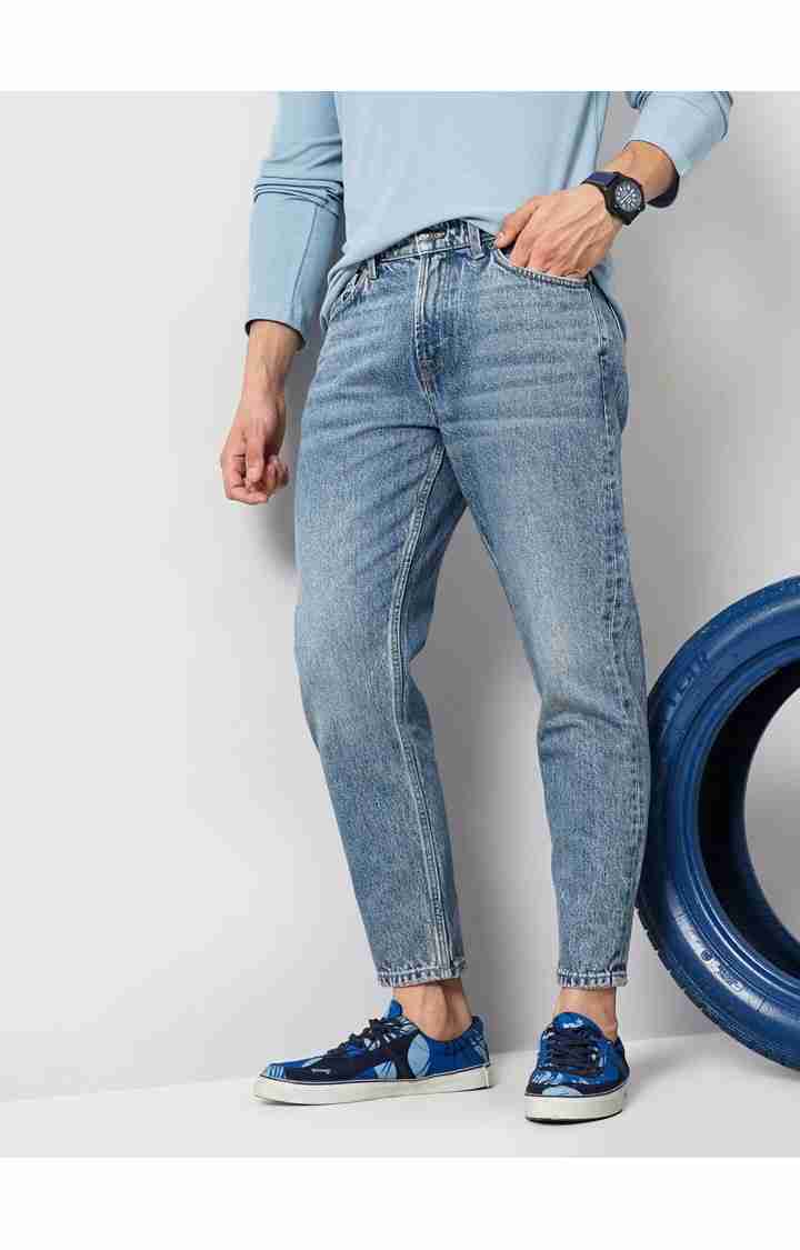 Blue Relaxed Fit Jeans