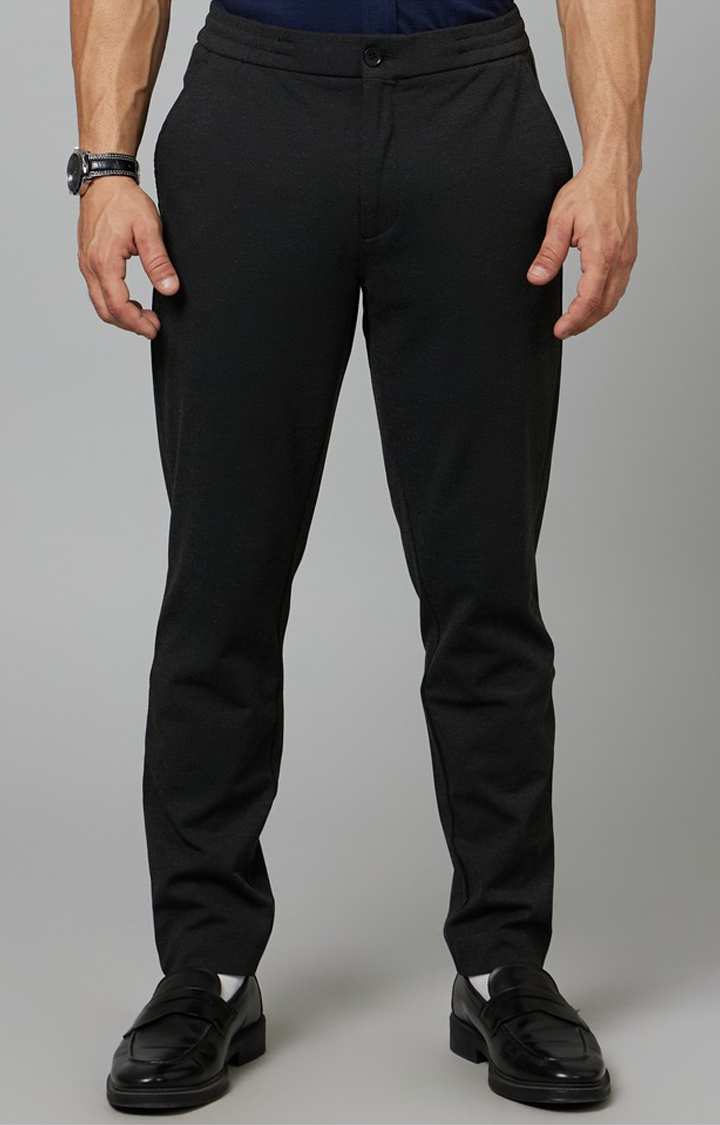 Black Slim Fit Trousers