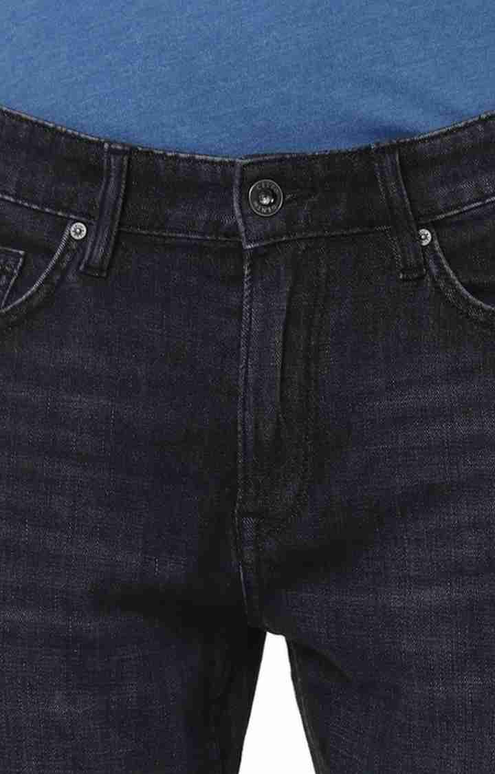 Black Straight Slim Fit Soft Touch Jeans