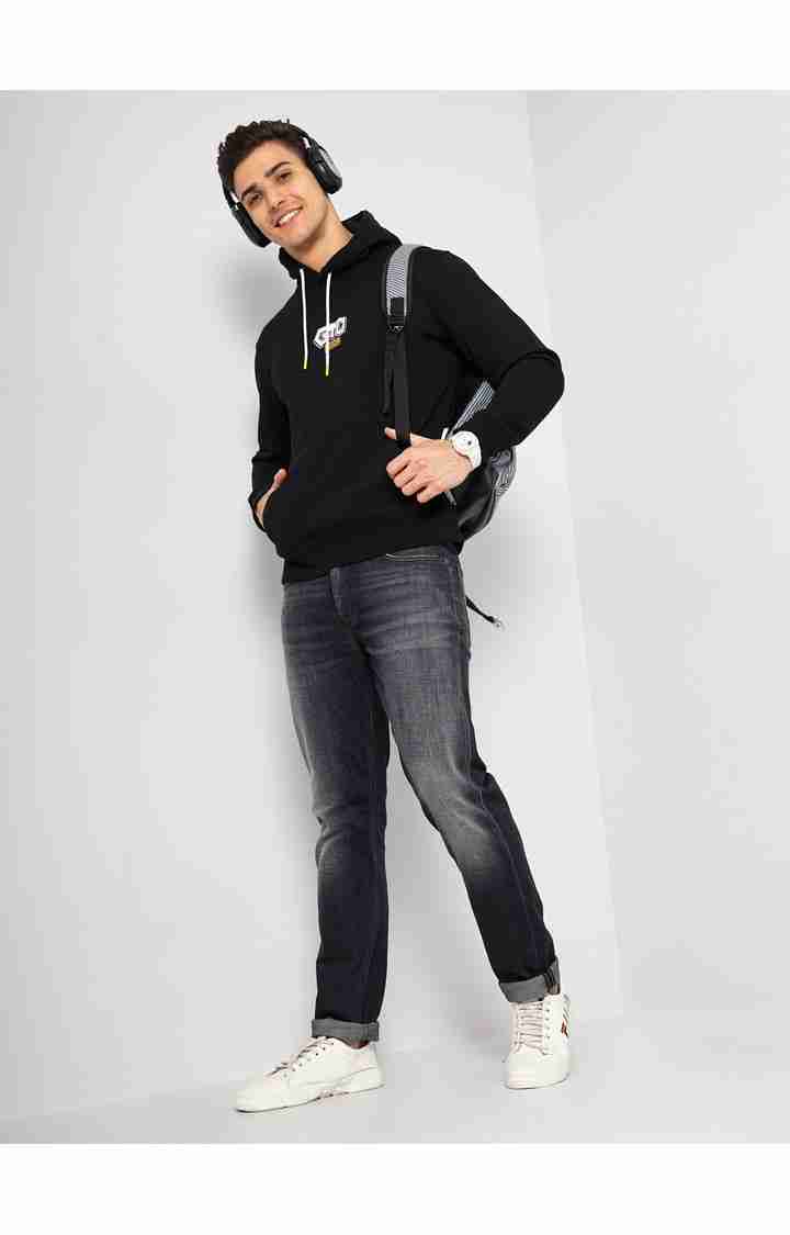 Black Straight Slim Fit Soft Touch Jeans