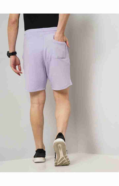 Purple Regular Fit Shorts