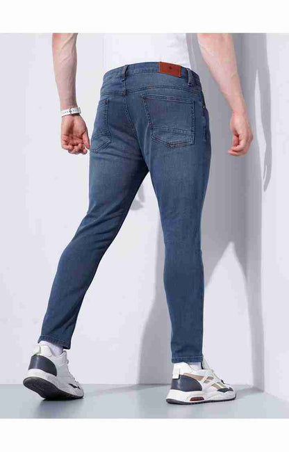 Blue Skinny Ankle Length Jeans