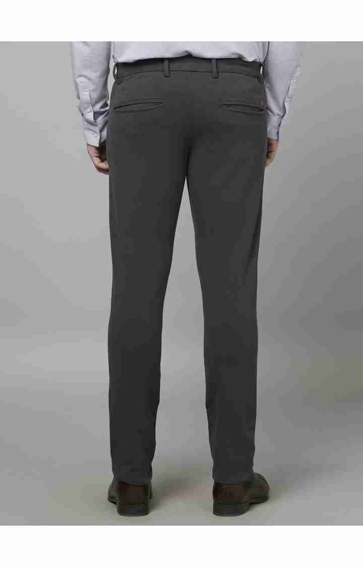 Grey Slim Fit Trousers