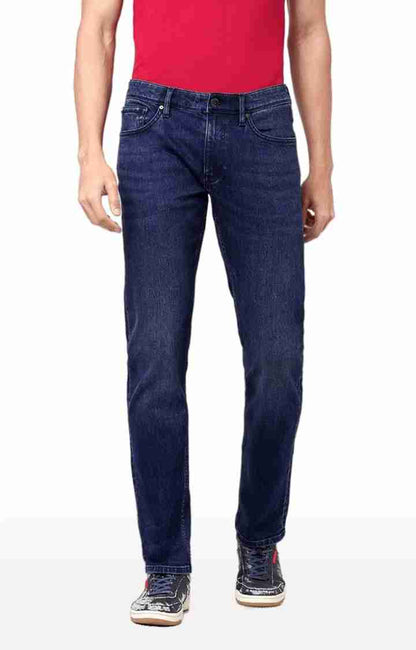 Blue Straight Slim Fit Jeans