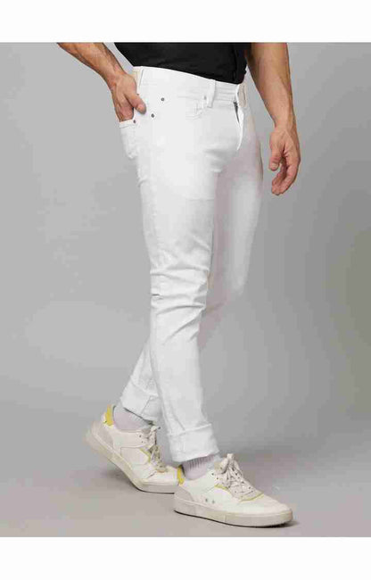 White Slim Fit Jeans