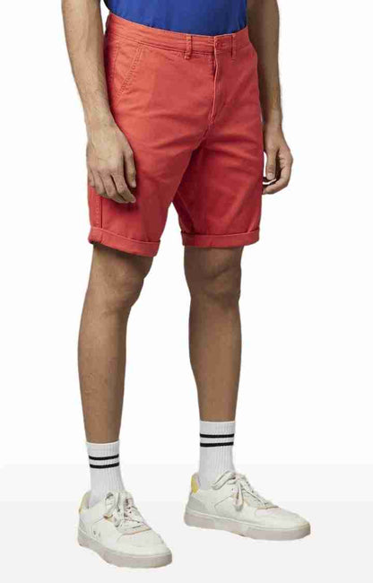 Red Regular Fit Shorts