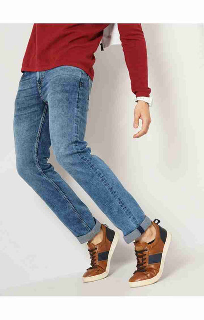 Blue Straight Fit Jeans