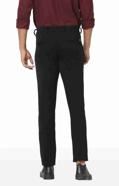 Black Regular Fit Trousers