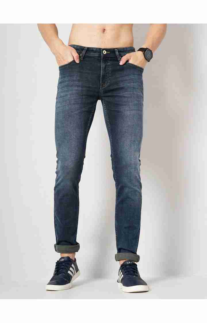 Navy Blue Slim Fit Jeans