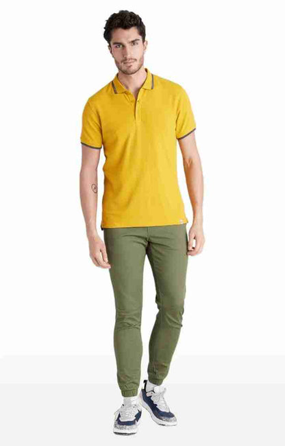 Olive Regular Fit Trousers