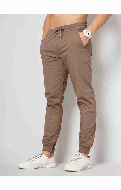 Brown Slim Fit Trousers