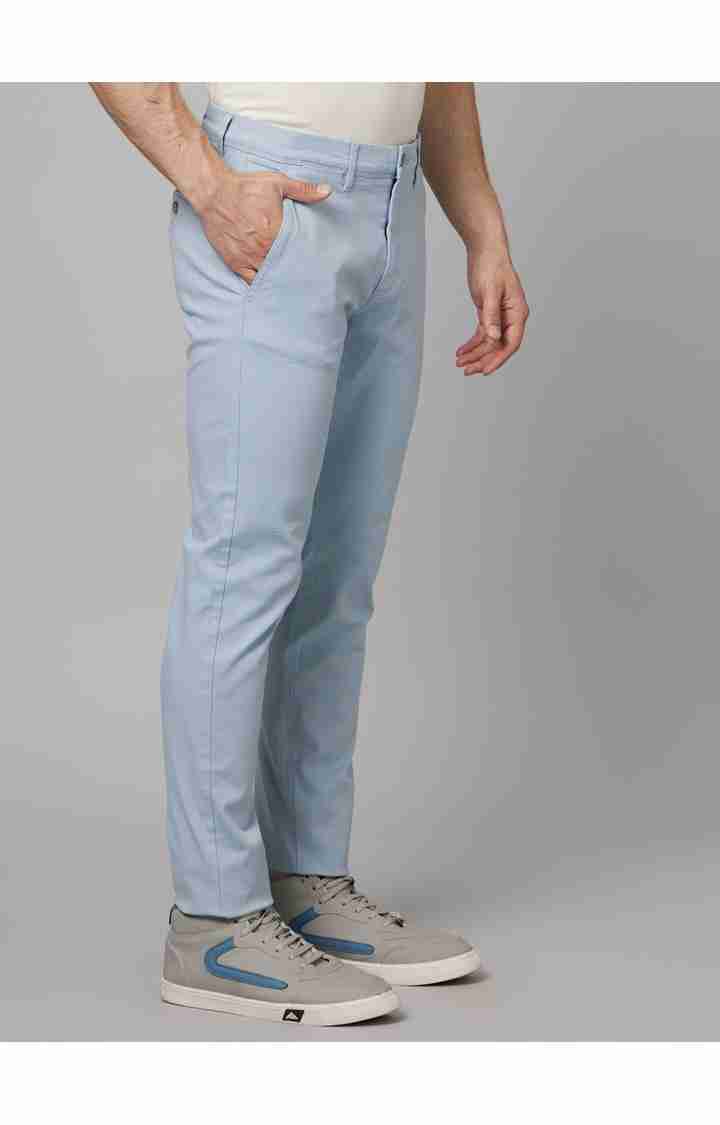 Blue Slim Fit Trousers