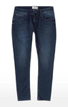 Celio* Cotton Skinny Fit Navy Blue Jean