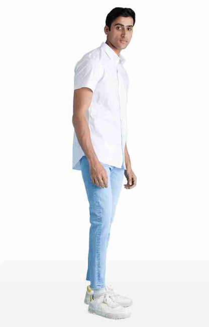 Blue Tapered Fit Jeans