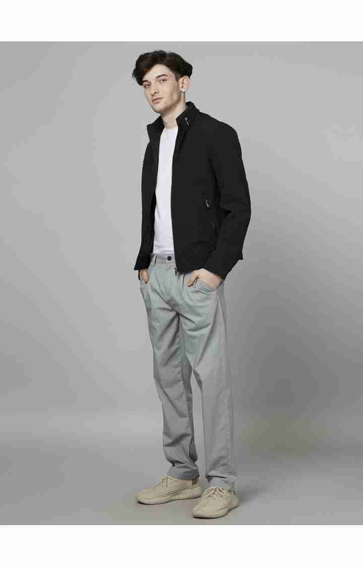 Grey Relaxed Fit Trousers