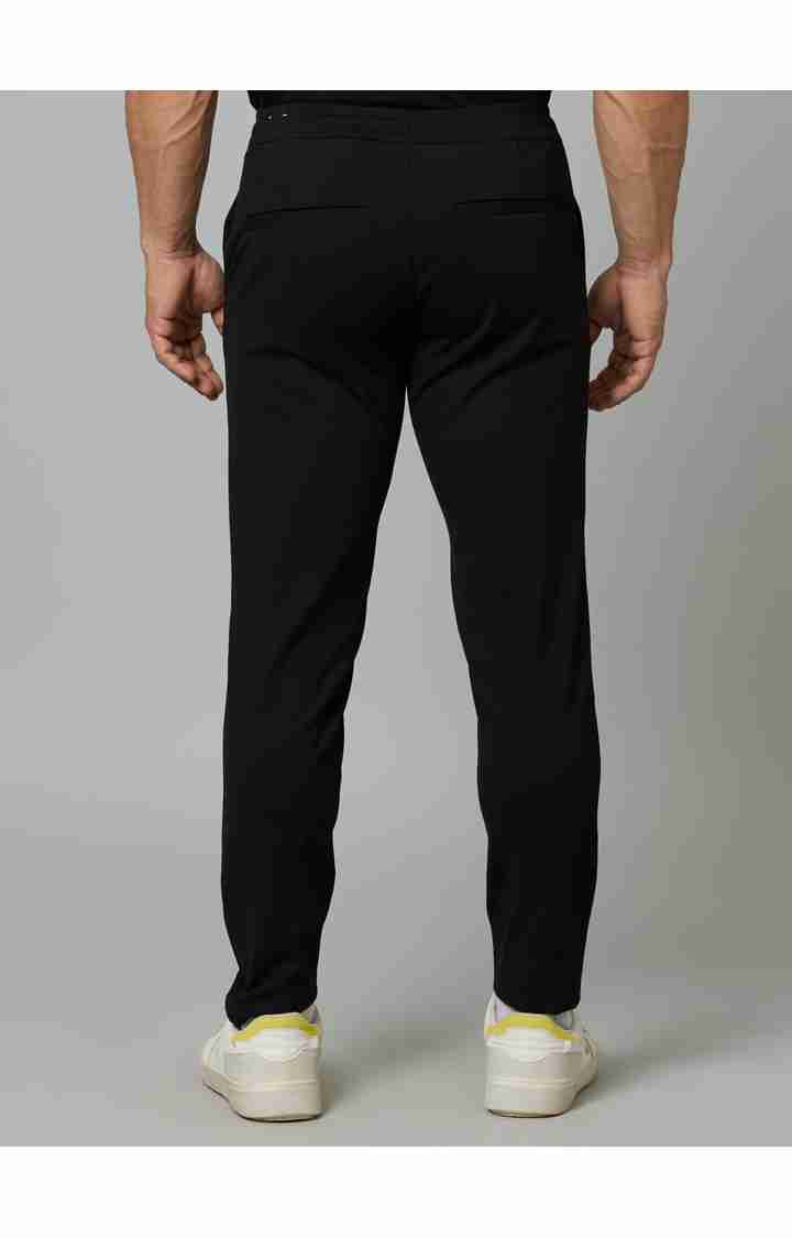 Black Regular Fit Trousers