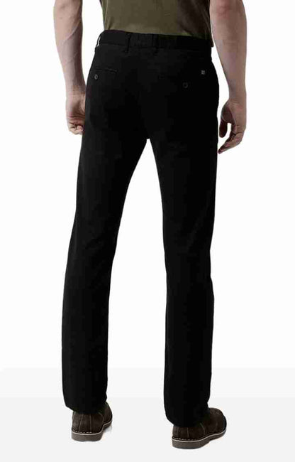 Black Regular Fit Trousers