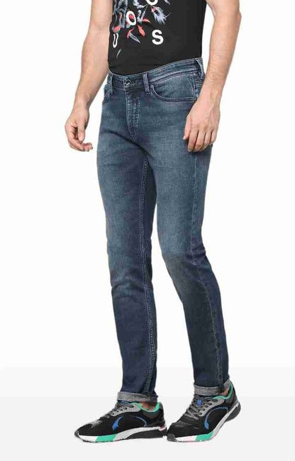 Navy Blue Slim Fit Jeans