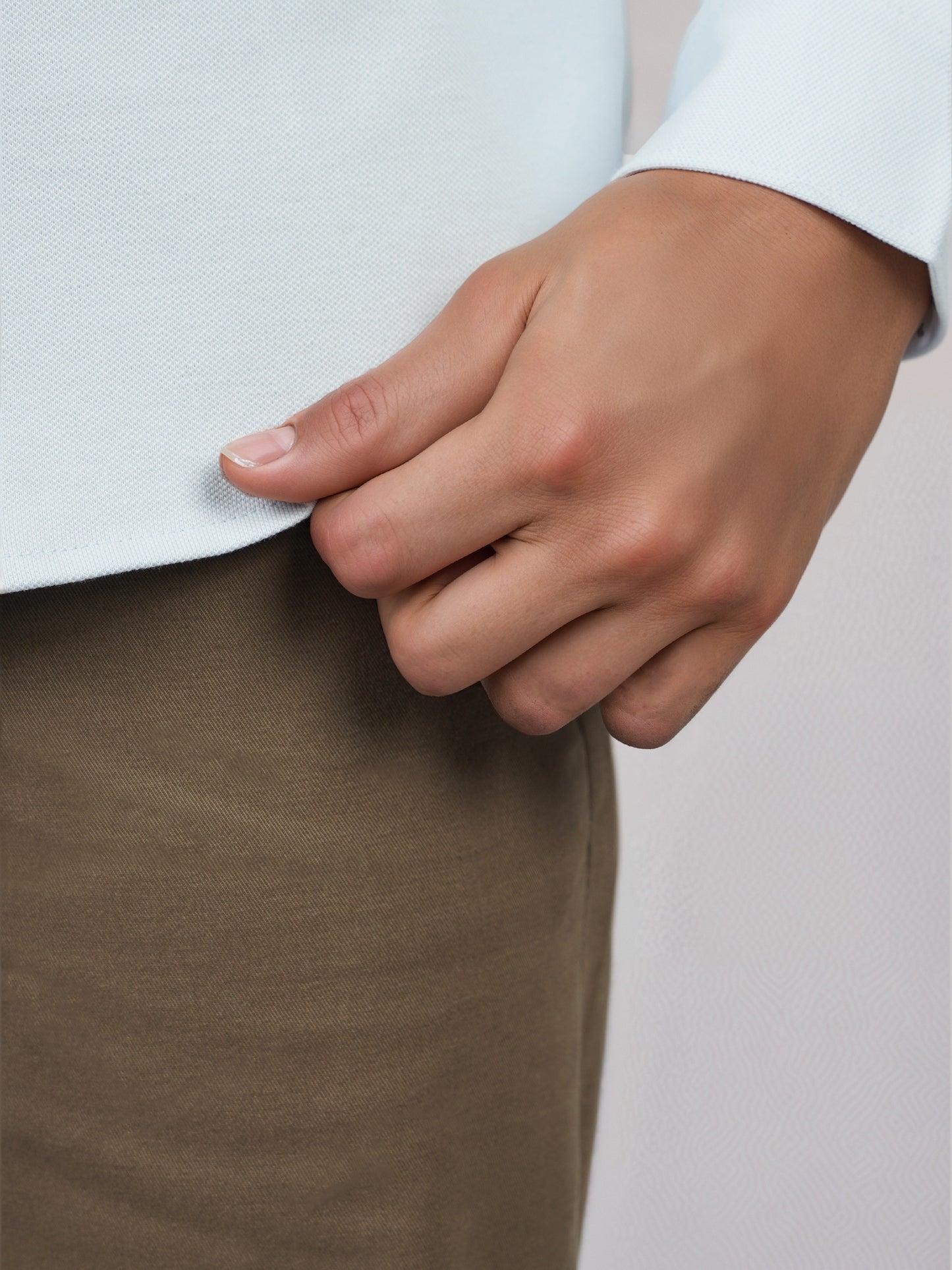 Celio* Solid Regular Fit Cotton-Blend Blue Shirts