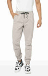 Celio* Cotton Jog Pant Beige Trouser