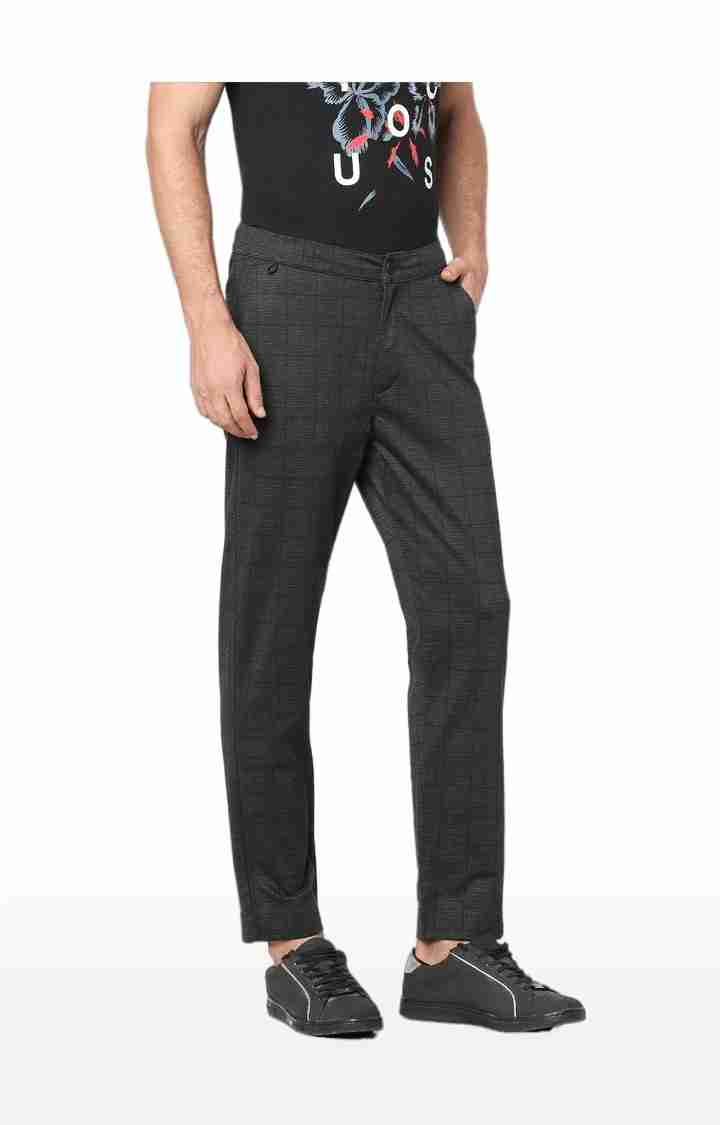 Grey Slim Fit Trousers