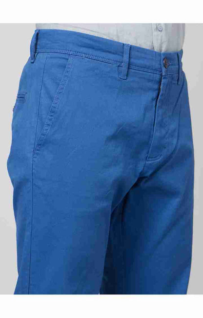 Blue Slim Fit Trousers