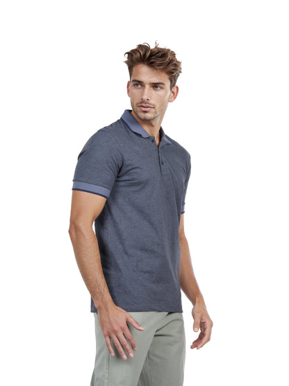 Celio* Men Blue Solid Regular Fit Cotton T-shirt
