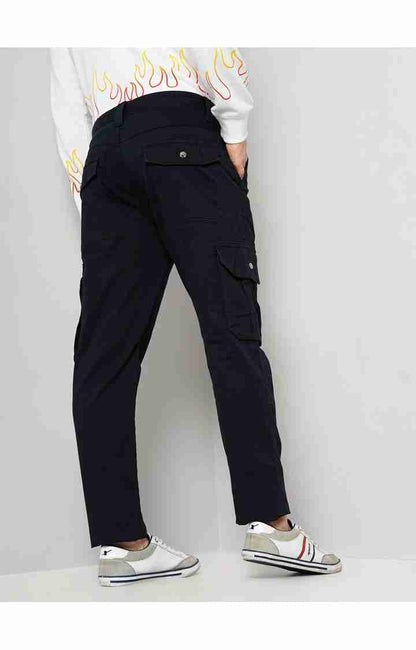 Black Regular Fit Trousers