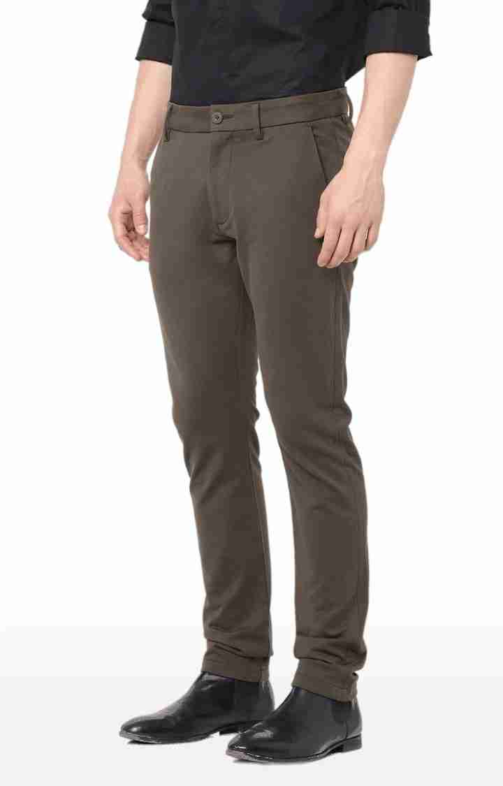 Olive Regular Fit Trousers