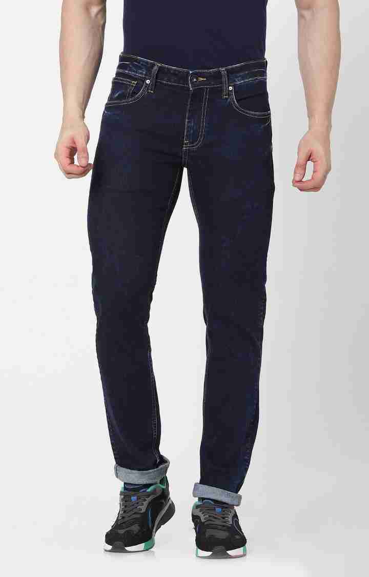 Navy Blue Slim Fit Jeans