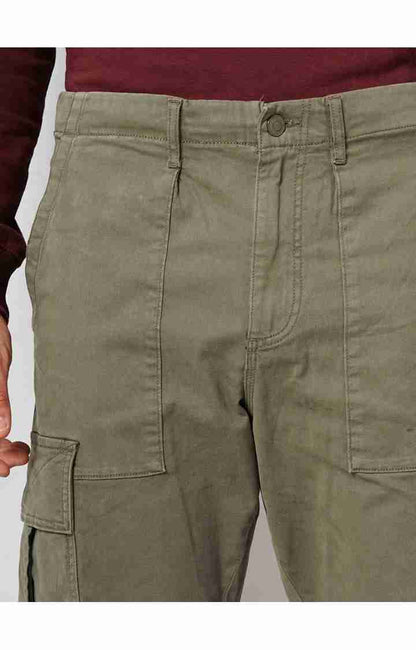 Olive Regular Fit Trousers