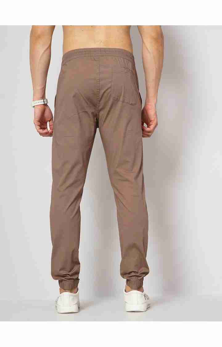 Brown Slim Fit Trousers